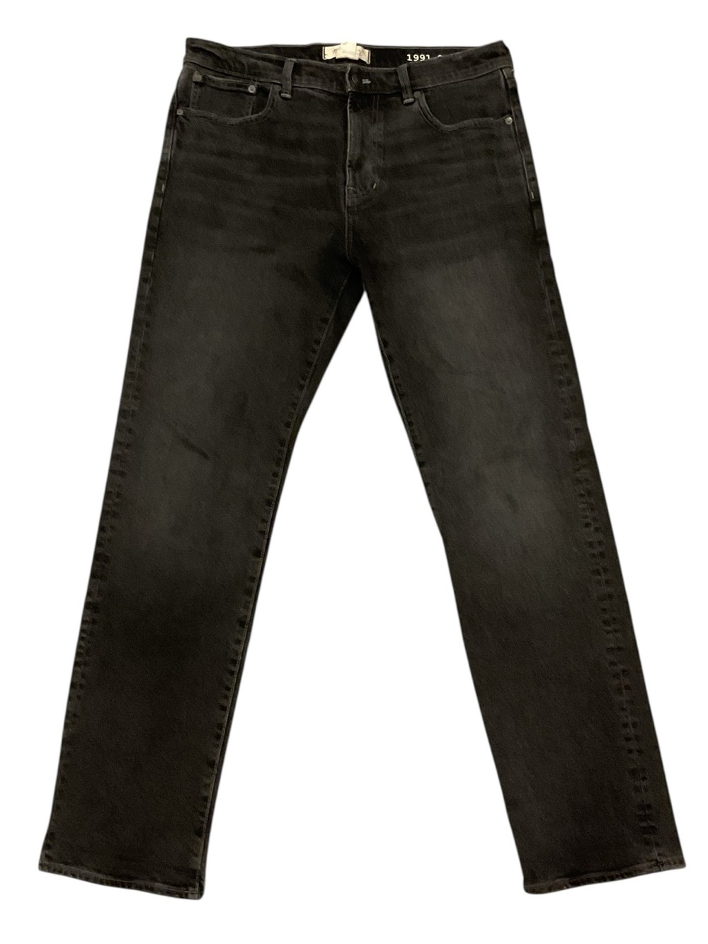 Madewell Men’s Black Straight-Leg Jeans